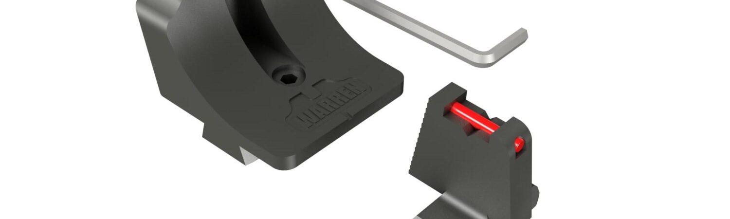 Canik Warren Tactical Suppressor Sight Fiber Front Wide Blacked Out Rear