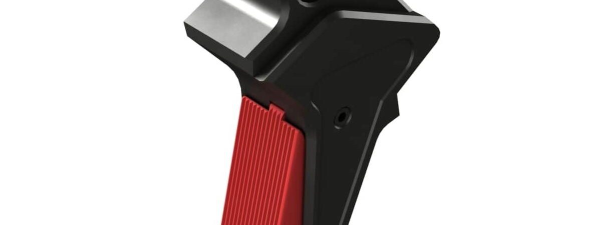 Canik Compact Flat Trigger Assembly for Select Canik TP9 Models Red