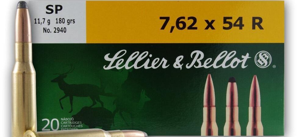 Sellier & Bellot Rifle Ammunition 7.62x54R 180 gr SP 2625 fps - 20/box