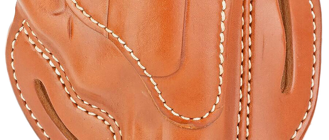 1791 Gunleather RVH2CBRR RVH2  OWB Size 02 Classic Brown Leather Belt Slide Fits Ruger GP100/S&W K Frame Right Hand