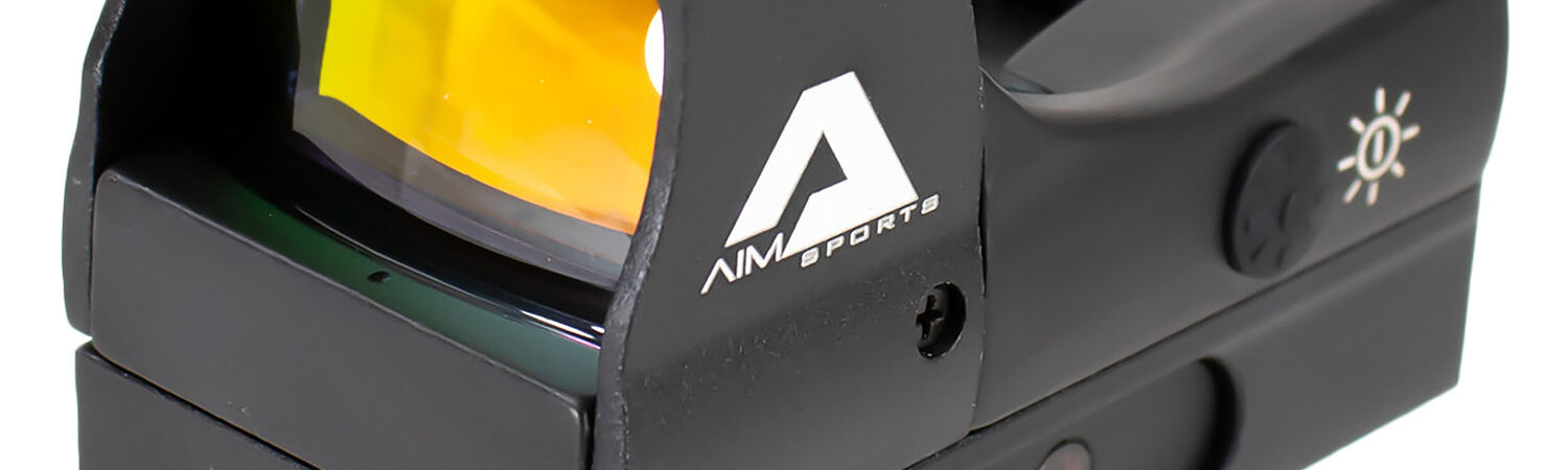 Aim Sports RT5C1 Compact Reflex Sight  Matte Black 1x27mm 3.5 MOA Red Dot