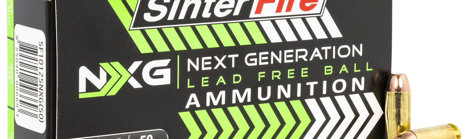 SinterFire Inc SF10125NXG Next Generation (NXG)  10mmAuto 125gr Lead Free Ball 50 Per Box/20 Case