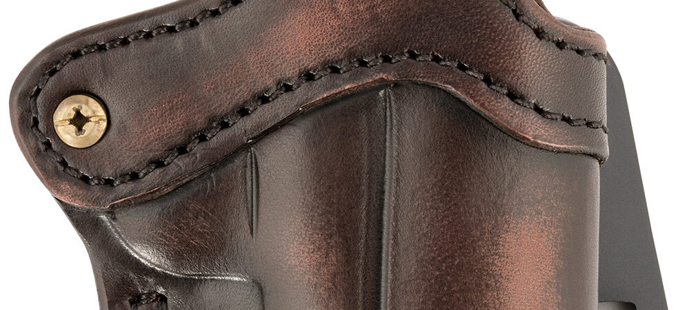 1791 Gunleather ORPDH23VTGR Paddle Holster Optic Ready OWB Size 2.3 Vintage Leather Paddle Fits Glock 17 Fits Walther PPQ Right Hand