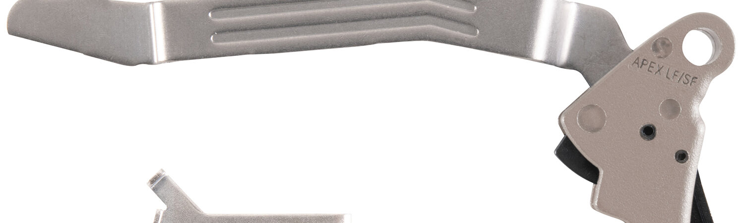 Apex Tactical 102P117FDE Action Enhancement  Slim Flat Dark Earth Drop-In, Compatible w/Glock 43/43X/48