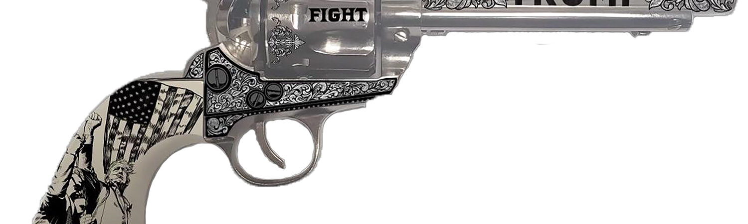 Traditions SAT73132FT 1873  45 Long Colt 6rd 5.50" Nickel White PVC Grip