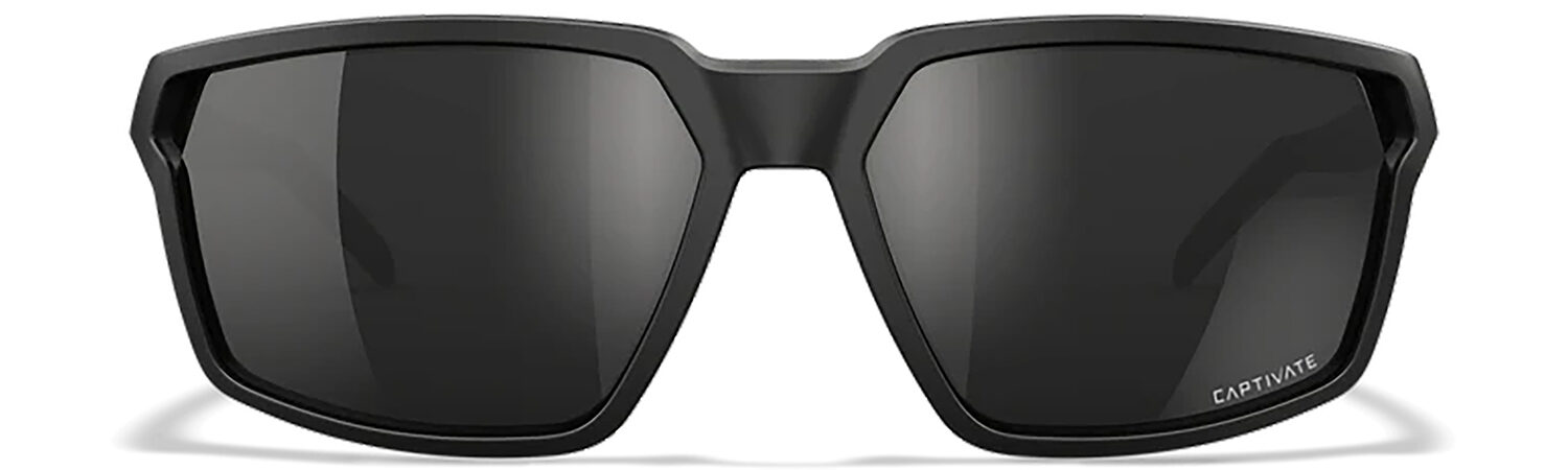Wiley X AC6SRA05 Sierra  M/L Black Mirror Lens Polycarbonate Matte Black Frame