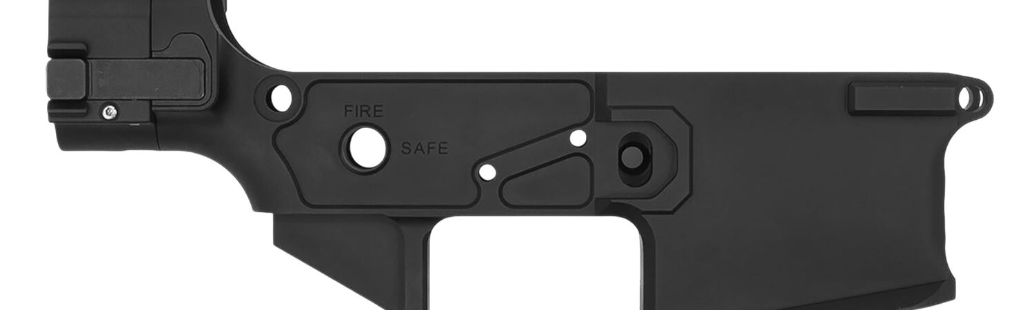 Shield Arms SA-15-SLU SA-15 Stripped Lower Receiver Multi Aluminum Black Anodized for AR-15 Folding