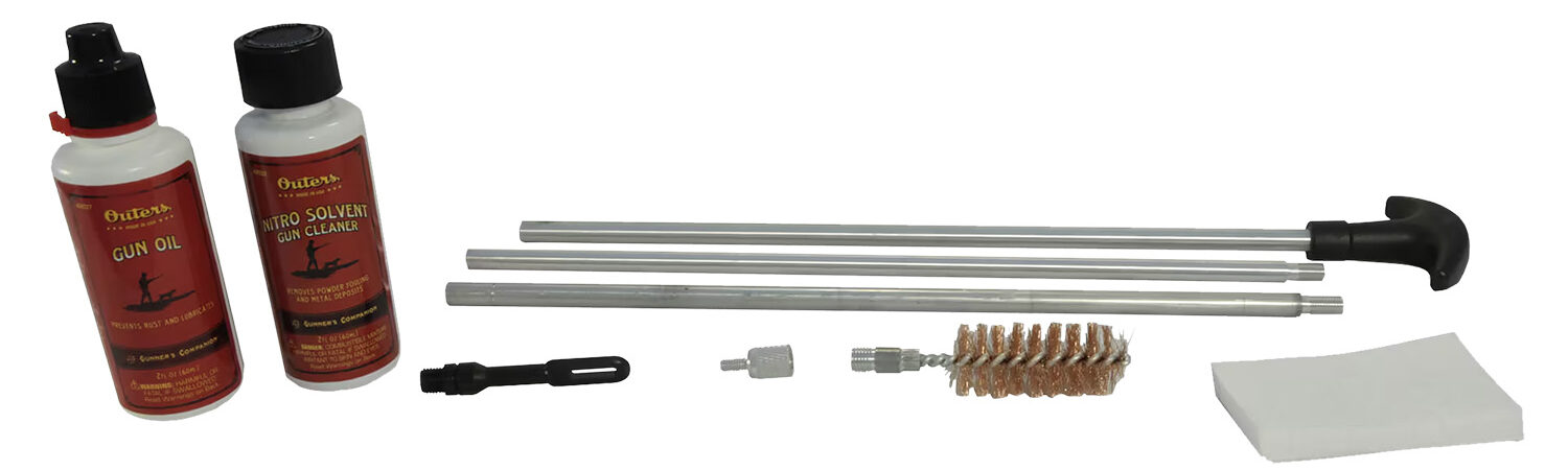Outers 96304 Aluminum Rod Shotgun Kit 12 Gauge Shotgun (Clam Pack)