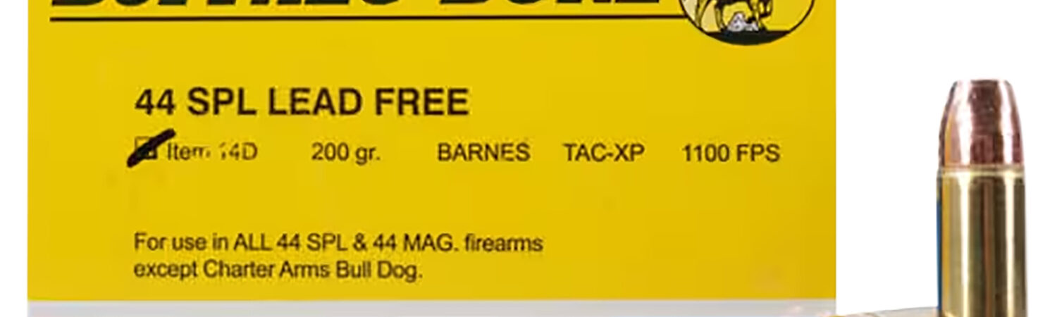 Buffalo Bore Ammunition 14D20 Buffalo-Barnes Strictly Business 44S&W Spl 200gr Barnes TAC-XP Lead Free 20 Per Box/12 Case