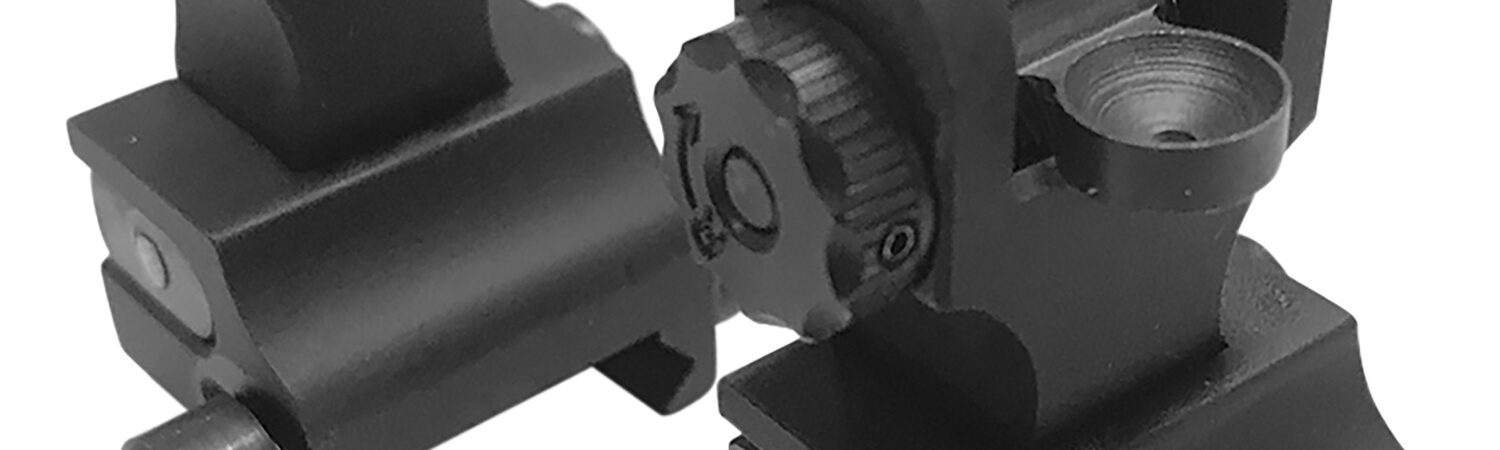 Samson FFSFRSPKG Sight Set  Black Anodized Folding HK Front, A2 Rear for AR-15