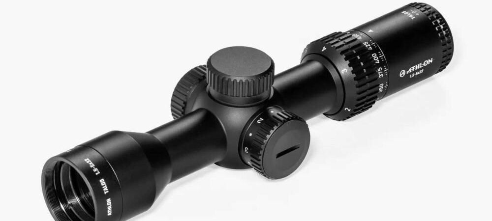 Athlon Talos Crossbow Scope 1.5-5x32 1" SFP BDC 100 IR Illum Black