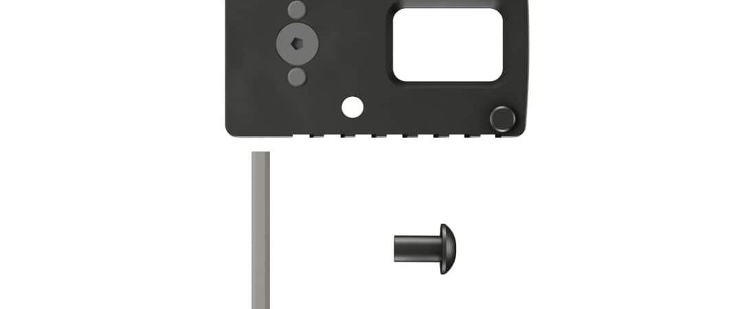 Canik Optic Base Plate (C) for Non Optic Ready Pistols Black