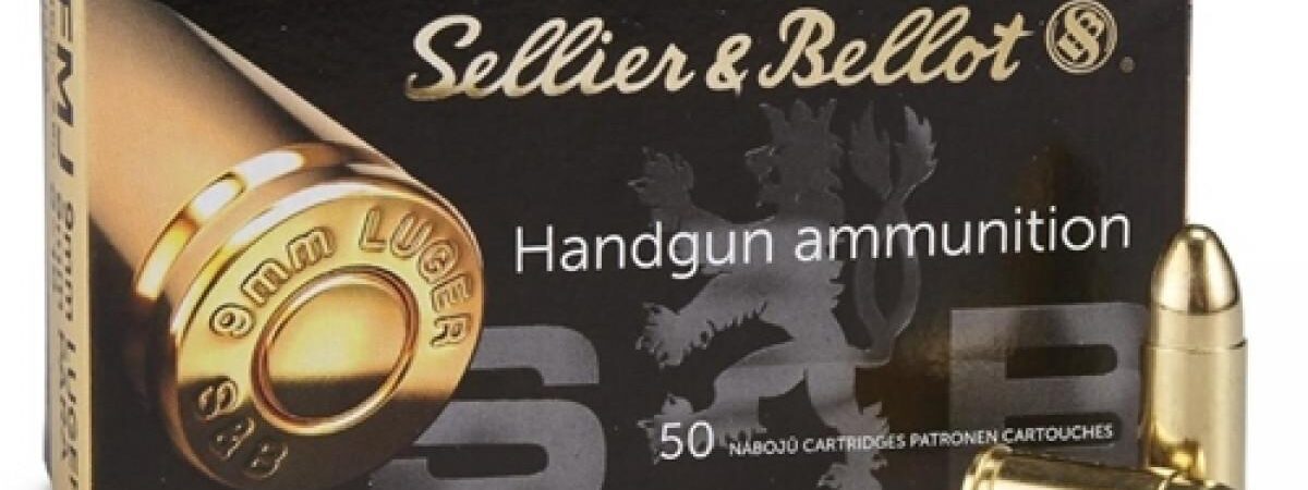 Sellier & Bellot Pistol & Revolver Ammo 9mm Luger 124 gr FMJ 1000/case