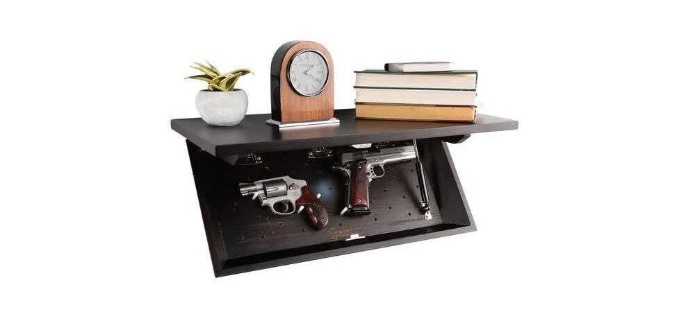 Lockdown In PlainSight Shelf -Walnut