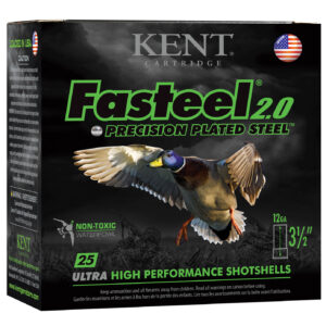 Kent Cartridge K1235FS404 Fasteel 2.0 12 Gauge 3.50" 1 3/8 oz 4 Shot 25 Per Box/ 10 Case
