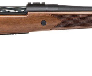 Mossberg 28026 Patriot  Full Size 6.5 Creedmoor 5+1 22" Matte Blued Fluted Barrel, Drilled & Tapped Matte Blued Stainless Steel Receiver, Fixed Walnut Stock, Right Hand