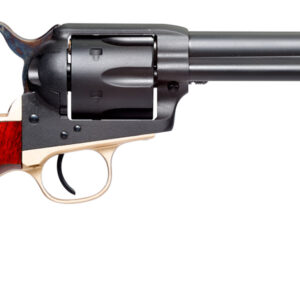 Taylors & Company 550431DE Old Randall  45 Colt (LC) Caliber with 5.50" Barrel, 6rd Capacity Cylinder, Overall Matte Blued Finish Steel, Walnut Grip & Overall Taylor Polish