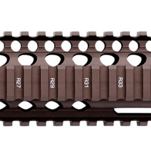 Daniel Defense 0100408001 M4A1 RIS II Handguard 12.25" 2-Piece, Free-Floating Style Made of 6061-T6 Aluminum with Flat Dark Earth Anodized Finish & Picatinny Rail for AR-15