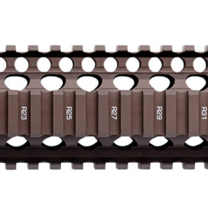 Daniel Defense 0100408020011 MK18 RIS II Handguard 9.55" 2-Piece, Free-Floating Style Made of 6061-T6 Aluminum with Flat Dark Earth Anodized Finish & Picatinny Rail for AR-15