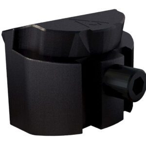 Rival Arms RA75G111A Grip Plug  Compatible w/Glock Gen4 (except 36/42/43), Black Anodized Aluminum