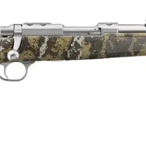 RUGER 77/44 44 MAG BOLT RIFLE, 16.6" STS T.B. BBL, DESOLVE CAMO, 4RD