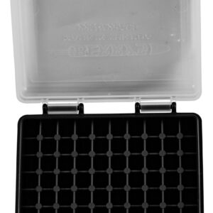 Berry's 63600 Ammo Box  22LR Clear/Black Polypropylene 100rd