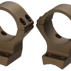 Browning 12533 X-Bolt Scope Mount System X-Lock Burnt Bronze Cerakote Aluminum 1" Tube, High Rings