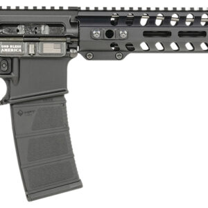 Patriot Ordnance Factory 01644 Minuteman Direct Impingement 5.56x45mm 30+1 16.50" Nitride Treated Threaded Barrel, Black Hard Coat Anodized Receiver, Synthetic 6 Position MFT Minimalist Stock