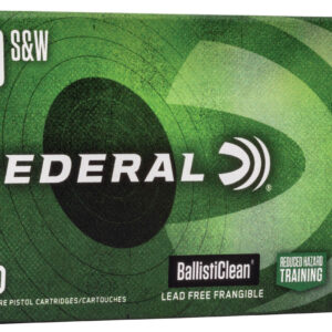 Federal BC40CT1 BallistiClean Reduced Hazard Training 40S&W 125gr Lead Free Frangible 50 Per Box/20 Case
