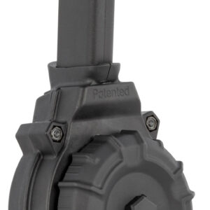 ProMag DRMA20 Standard 50rd Drum 9mm Luger Compatible w/Glock 43X/48 Black DuPont Zytel Polymer