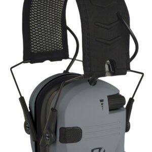 Walker's GWPXDRSEMG Razor X-TRM Digital Electronic Muff 21 dB Over the Head Gray/Black Polymer