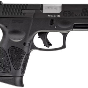 Taurus 1G3C9312X10 G3C  Compact Frame 9mm Luger 10+1 3.26" Matte Stainless Steel Barrel, Matte Black Tenifer Serrated Steel Slide, Black Polymer Frame w/Picatinny Rail, Black Polymer Grip, Right Hand