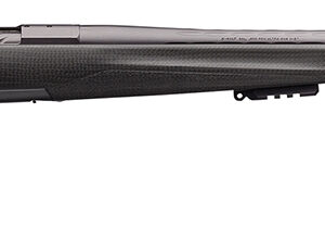 Browning 035543299 X-Bolt Pro Long Range 6.8 Western 3+1 26" Skip Fluted Heavy Barrel, Recoil Hawg Muzzle Brake, Spiral Fluted Bolt, Carbon Gray Elite Cerakote, Natural Carbon Fiber Stock