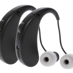 Walker's GWPRCHUE2PK Ultra Ear BTE Hearing Enhancer 22 dB Behind the Ear Rechargeable 2 Pack