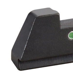 AmeriGlo GL391 Optic Compatible Sight Set for Glock  XL Tall Green Tritium LumiGreen Outline Front Sight-Green Tritium  Rear Sight