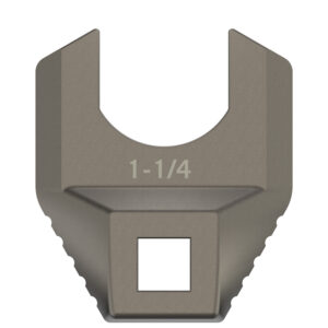 Real Avid AVMF114BNW Master -Fit Barrell Nut Wrench 1 1/4" Titanium Titanium/Stainless Steel AR-Platform Free-Float Handle