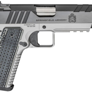 Springfield Armory PX9219L 1911 Emissary 9mm Luger 5" 9+1 Stainless Steel Frame Blued Carbon Steel with Tri-Top Cut Slide Black VZ Thin-Line G10 Grip Fiber Optic Front Sight Includes 2 Mags