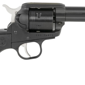 Ruger 2015 Wrangler  22 LR 6 Shot 3.75" Black Cerakote Steel Barrel, Black Cerakote Aluminum Frame, Black Cerakote Cylinder, Black Birdshead Grip, Exposed Hammer