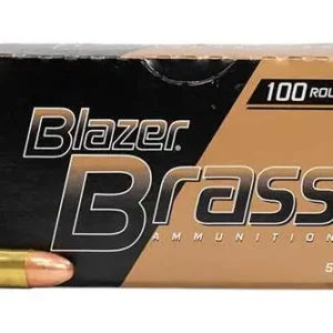 CCI BLAZER BRASS 9MM 115GR FMJ 100RD/BX 5BX/CS