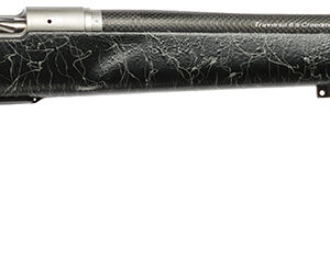 Christensen Arms 8011001200 Traverse 7mm Rem Mag 3+1 26" Threaded Barrel, Natural Stainless, Black with Gray Webbing Stock