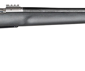 Christensen Arms 8010800105 Summit TI Full Size 6.5 PRC 3+1, 24" Natural Titanium Steel Threaded Barrel, Natural Titanium Aluminum Receiver, Natural Carbon Fiber Fixed Thumbhole Stock