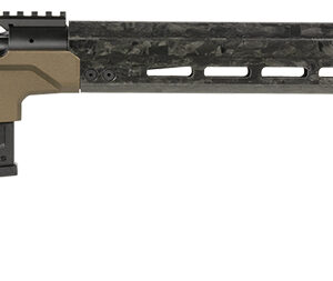 Christensen Arms 8010300902 Modern Precision  6.5 Creedmoor 24" Threaded Carbon Fiber Barrel 5+1, Black Nitride Finish, Desert Brown Anodized Folding Stock, Polymer Grip