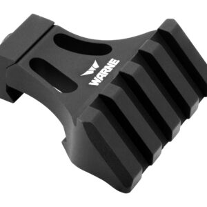 Warne A645TW Side Mount Adapter Picatinny Rail Mount Black Aluminum
