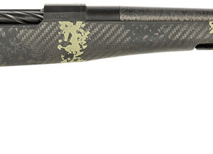Fierce Firearms ROG300PRC22BF Carbon Rogue  Full Size 300 PRC 3+1 22" Carbon Fiber Hand Lapped/Match Grade Threaded Barrel, Black Cerakote Steel Receiver, Forest Camo Fierce Rogue Carbon Fiber Stock