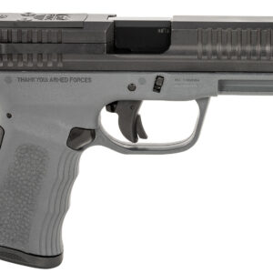 FMK FMKG49DG G3  9mm Luger 14+1 4" Stainless Steel Barrel, Black Optic Cut/Serrated Carbon Steel Slide, Dark Gray Polymer Frame w/Picatinny Rail, Black Backstrap Grip