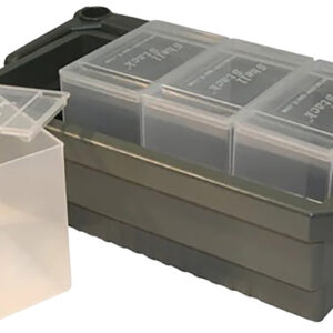 MTM Case-Gard SS2500 Shotshell Box  12 Gauge Clear Polypropylene 4 Pack