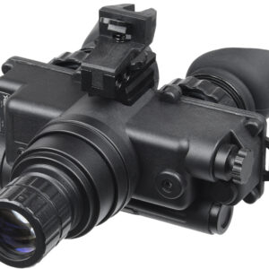 AGM Global Vision 12W7P122154211 Wolf-7 PRO NW1 Night Vision Goggles Black 1x 27mm, Generation 2+ Level 1, 45-54 lp/mm Resolution, White Filter