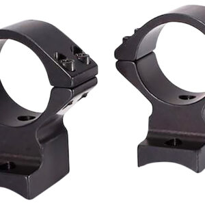 Talley 840700SM Scope Mount/Ring Combo  Black Anodized 34mm Tube Remington 700/721/722/725/40X Medium Rings Short Action 20 MOA