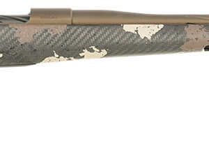 Fierce Firearms FRG7PRC24MM Twisted Rage  Full Size 7mm Rem 3+1 24" Midnight Bronze Cerakote Fluted Threaded Barrel & Receiver, Trophy Camo C3 Carbon Rage w/Pic Rail Carbon Fiber Stock