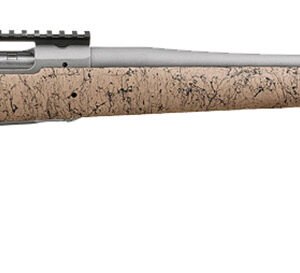 Ruger 57154 Hawkeye FTW Hunter Full Size 308 Win 4+1 22" Matte Stainless Steel Threaded Barrel, Picatinny Rail Stainless Steel Receiver, Speckled Tan/Black HS Precision Synthetic Stock